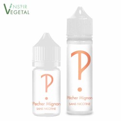 E-liquide fruité pêche, Pêcher Mignon Inspir, vegetol grand format - Cent Philtres