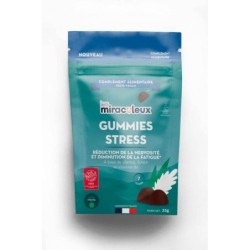 Gummies Stress Miraculeux Miumlab, compléments alimentaires anti-stress à base de plantes et vitamines, 100 % vegan pour apaiser