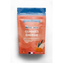 Gummies Energie Miraculeux Miumlab, compléments alimentaires 100 % vegan, boost physique et mental