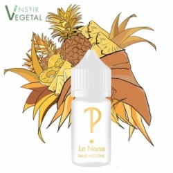 E-liquide La Nana Inspir, 100% végétal, arômes naturels fruits et ananas, grand format - Cent Philtres