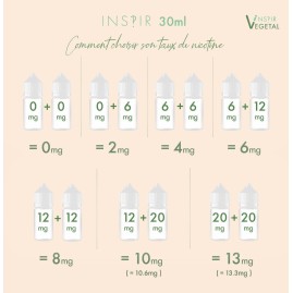 E liquide Vegecool, base végétale et menthe Inspir - Cent Philtres